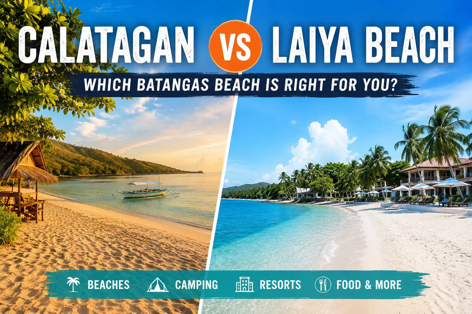 Calatagan vs Laiya Beach