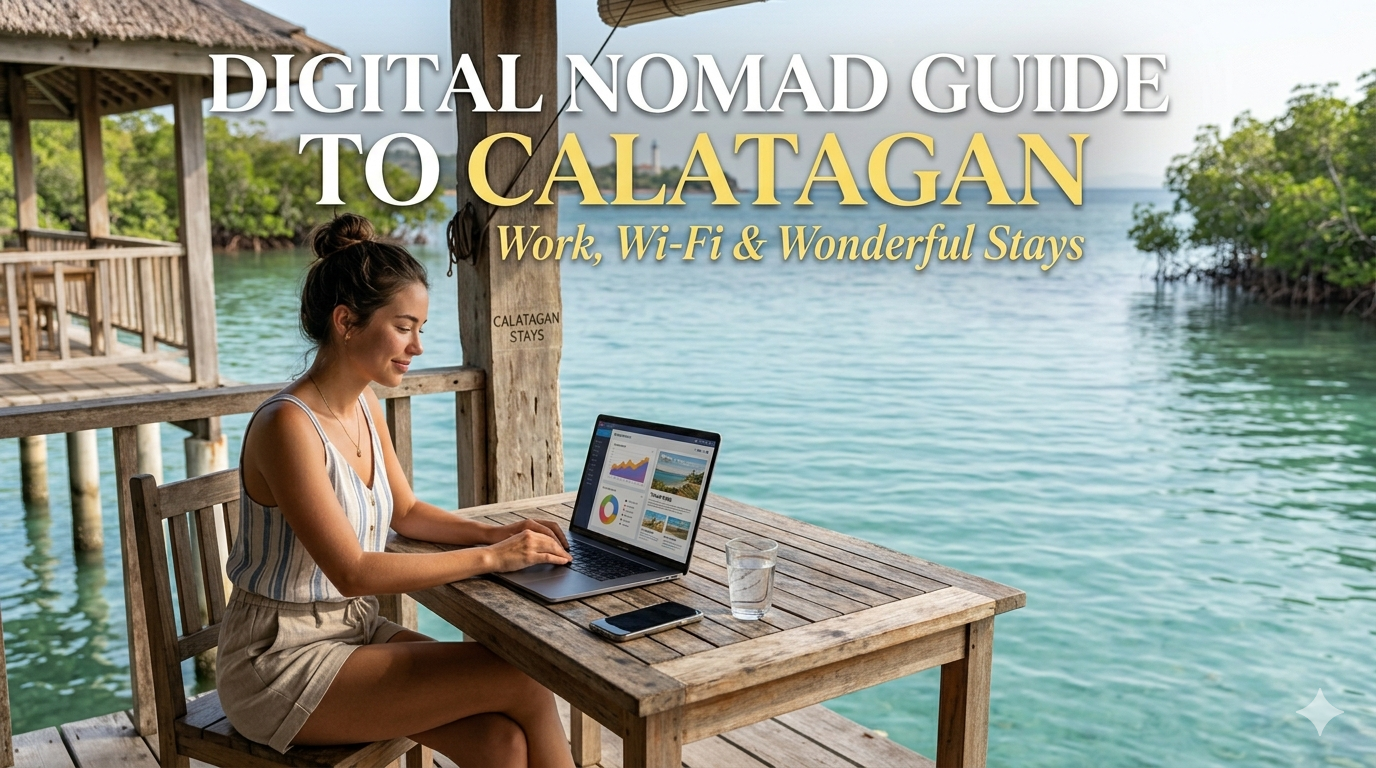 digital nomad calatagan stilt resort workation