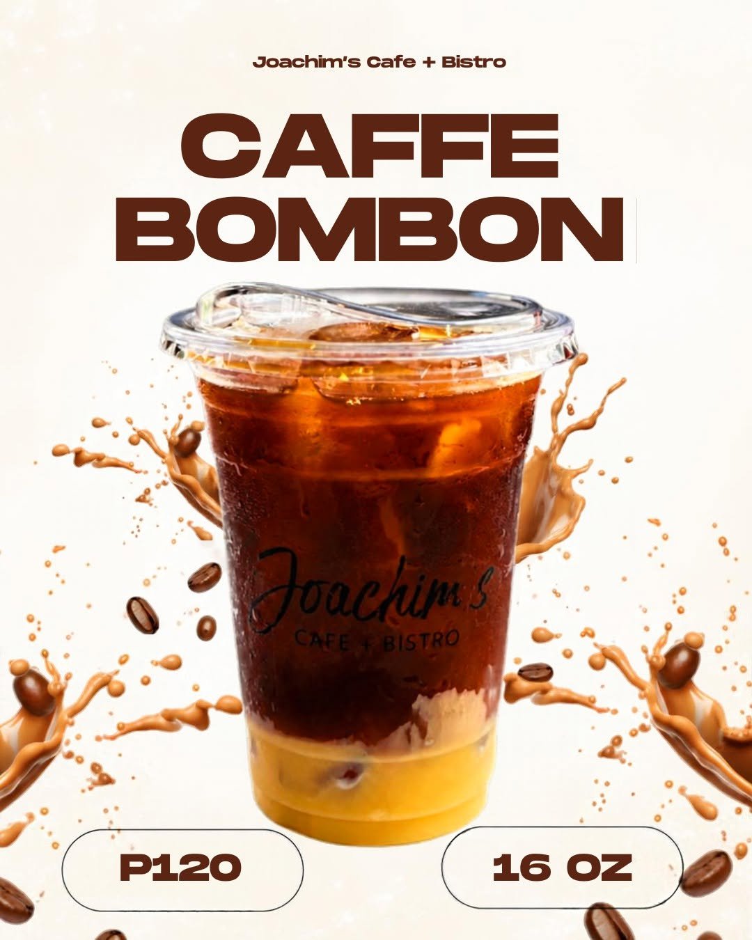 Official cafe Bombon menu image at Joachim's Cafe + Bistro