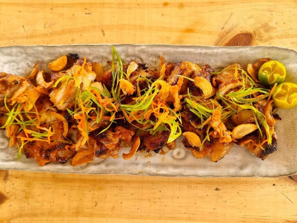 A plated dish pictured on the Ionian Cabana dining website
