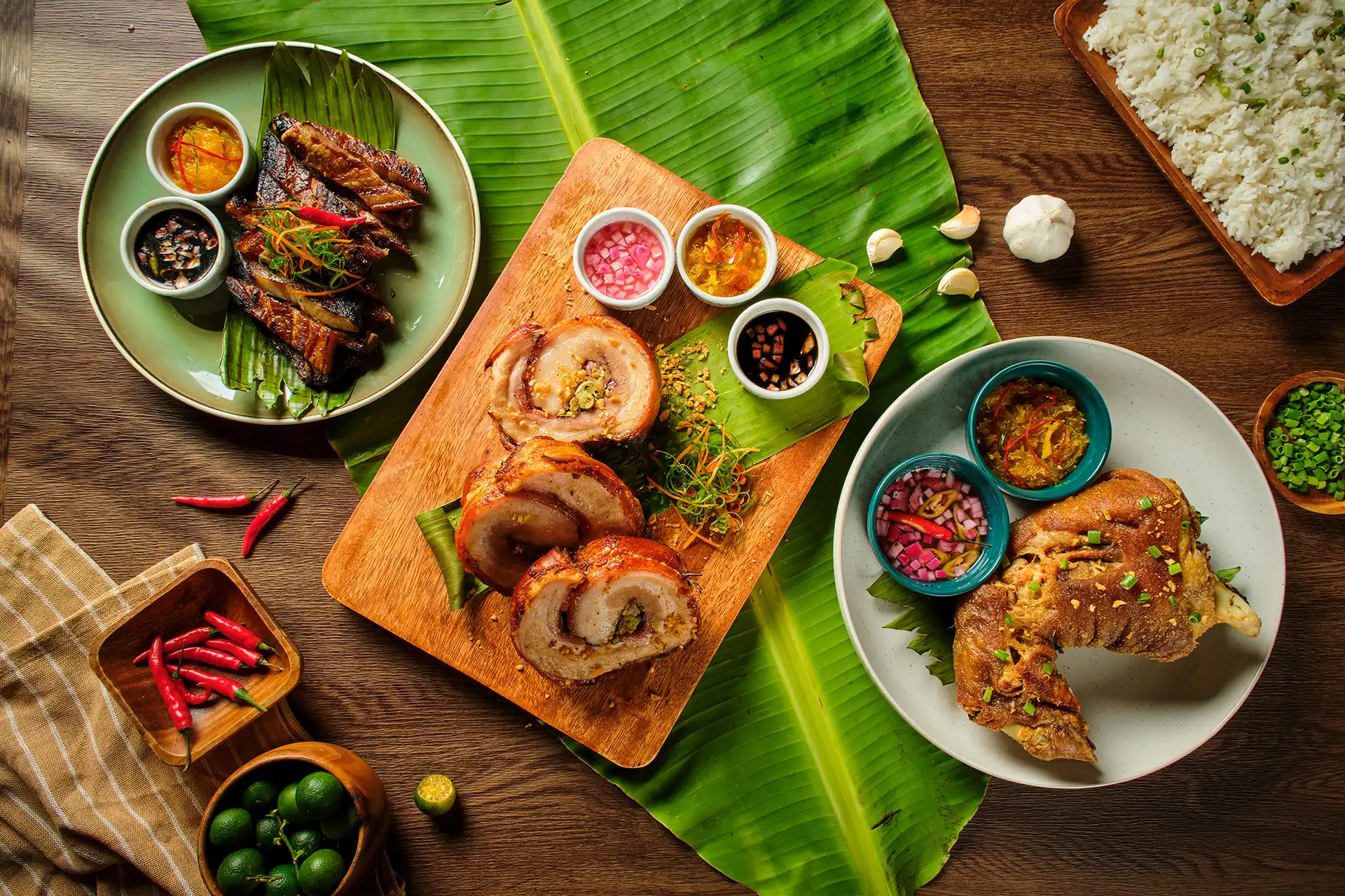 Food presented in the official Mamser Calatagan dining gallery