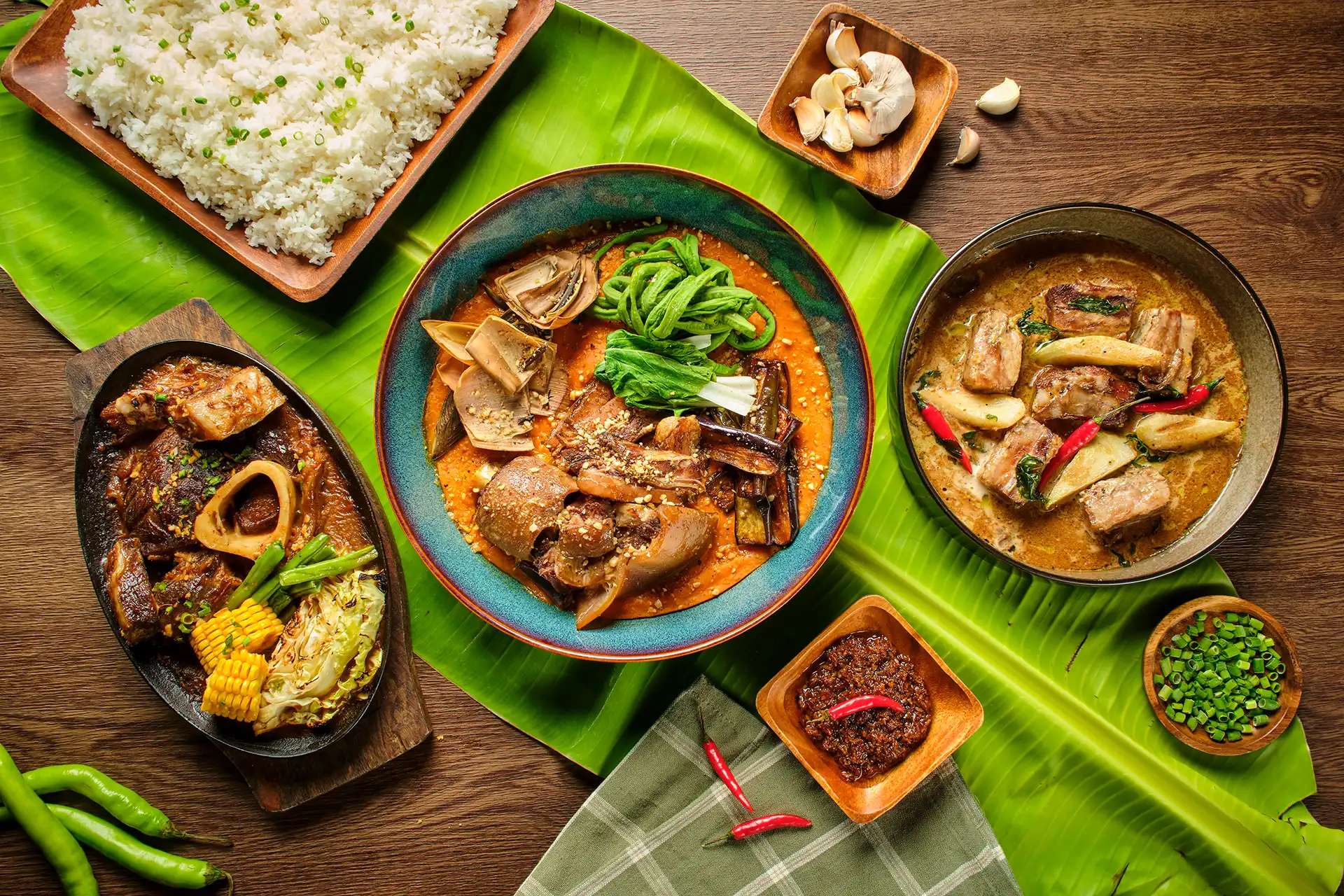Food presented in the official Mamser Calatagan dining gallery