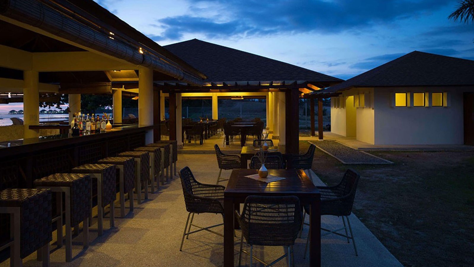 Dining area at The Sands Casobe
